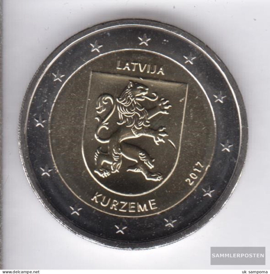 Latvia 2017 Stgl./unzirkuliert Reprint: 530.000 Stgl./unzirkuliert 2017 2 Euro Kurland - Letland