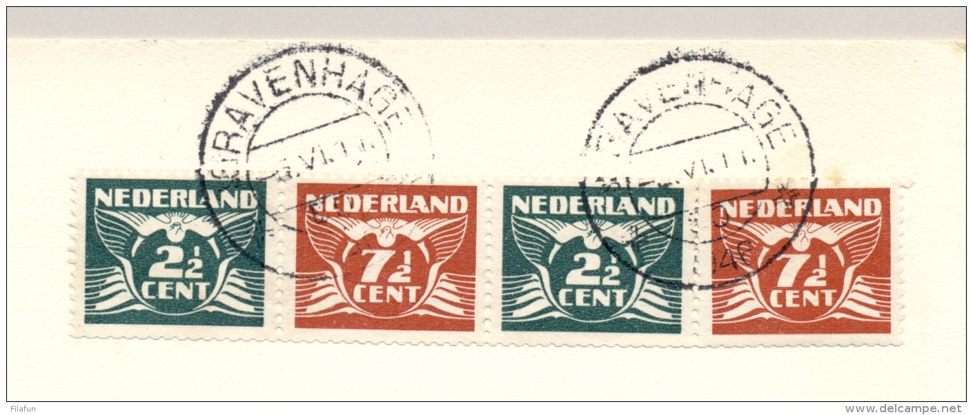 Nederland - 1946 - Trajectpost Naar Glasgow Met 1e KLM Flight Amsterdam - New York - Curacao  - Special Card - Brieven En Documenten