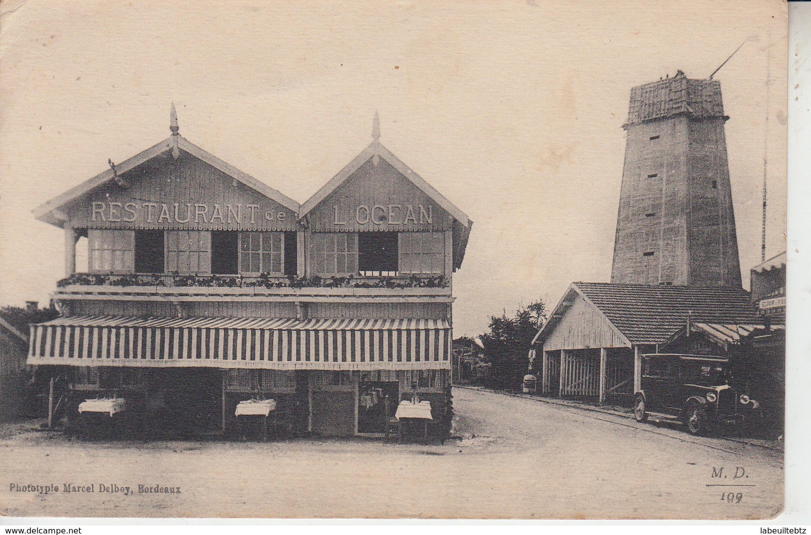 POINTE DE GRAVE - Restaurant De L'Océan  ( Voiture Tour )  PRIX FIXE - Autres & Non Classés