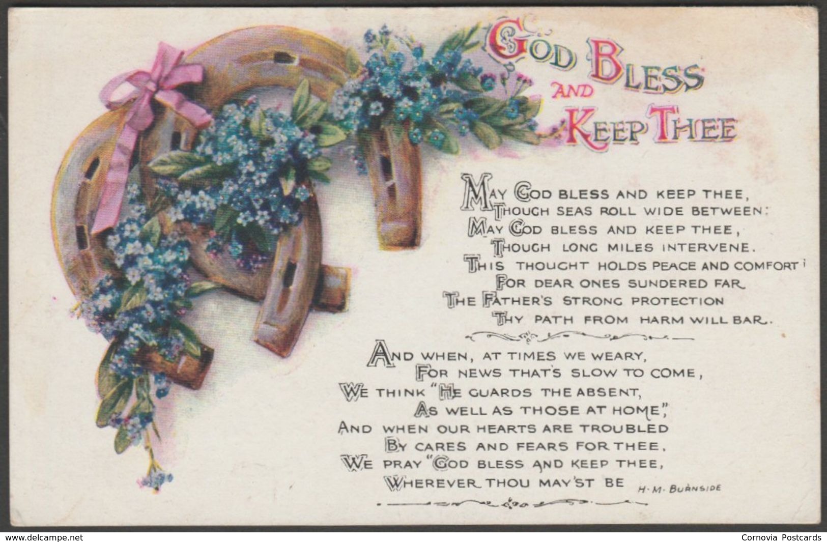 God Bless And Keep Thee, C.1905 - Wildt & Kray Postcard - Other & Unclassified