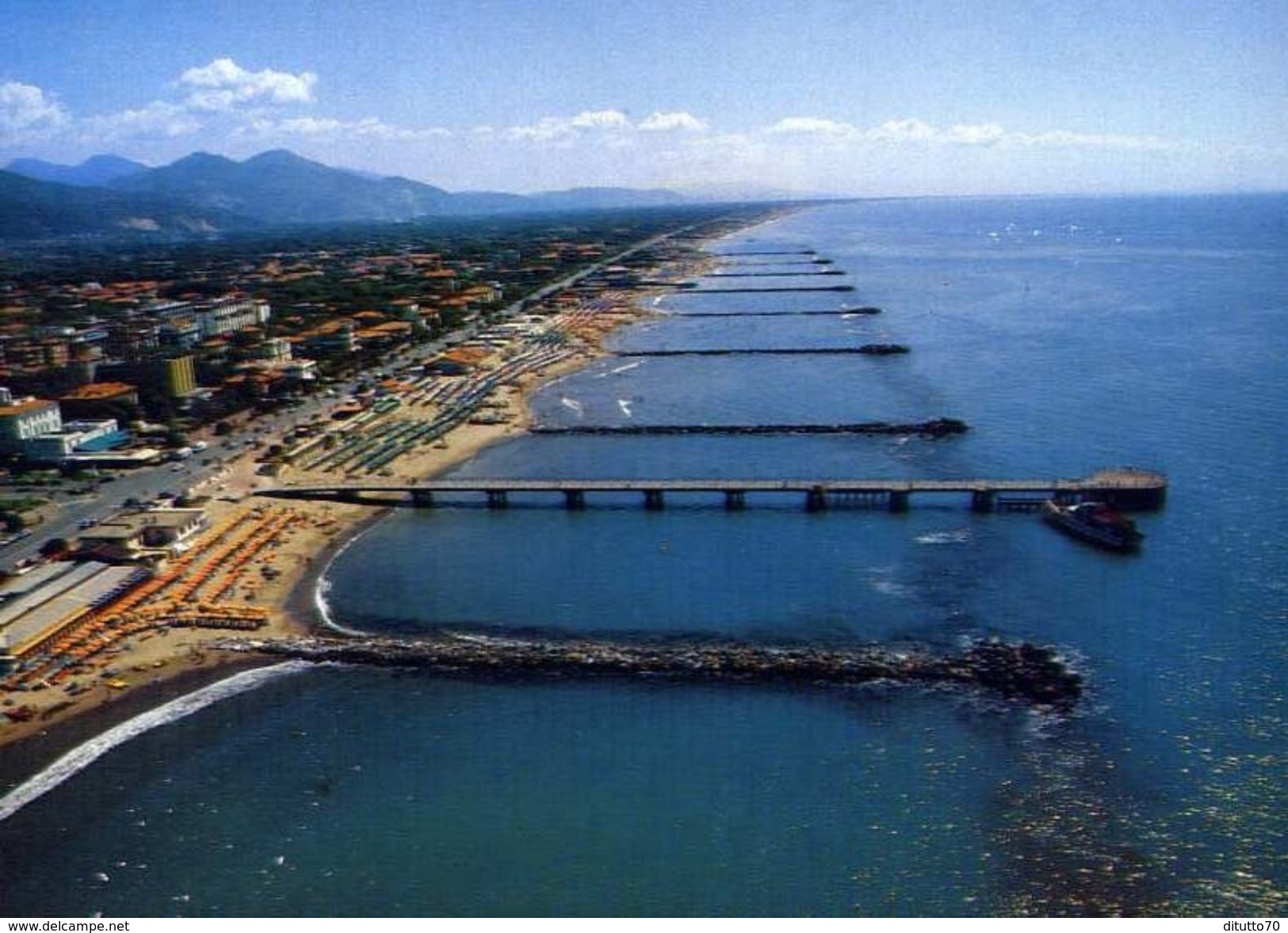 Marina Di Massa - Panorama Dall'aereo - Formato Grande Viaggiata – E 4 - Massa