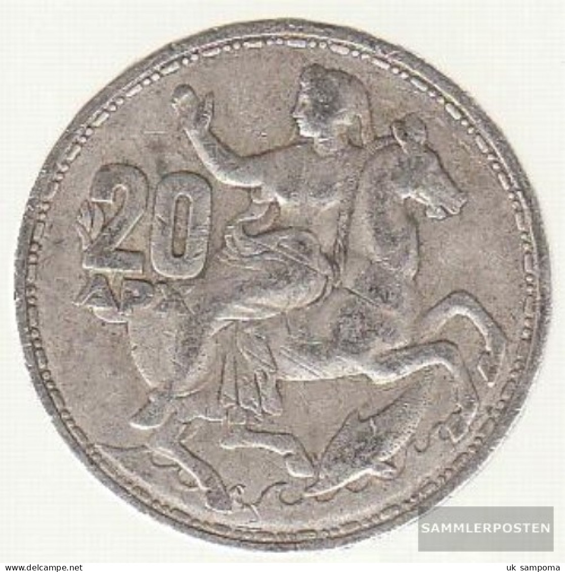 Greece Km-number. : 85 1960 Extremely Fine Silver Extremely Fine 1960 20 Drachmen Paul I. - Greece