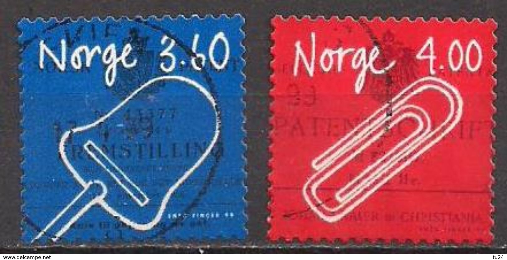 Norwegen  (1999)  Mi.Nr.  1299 + 1300  Gest. / Used  (15eu02) - Gebraucht