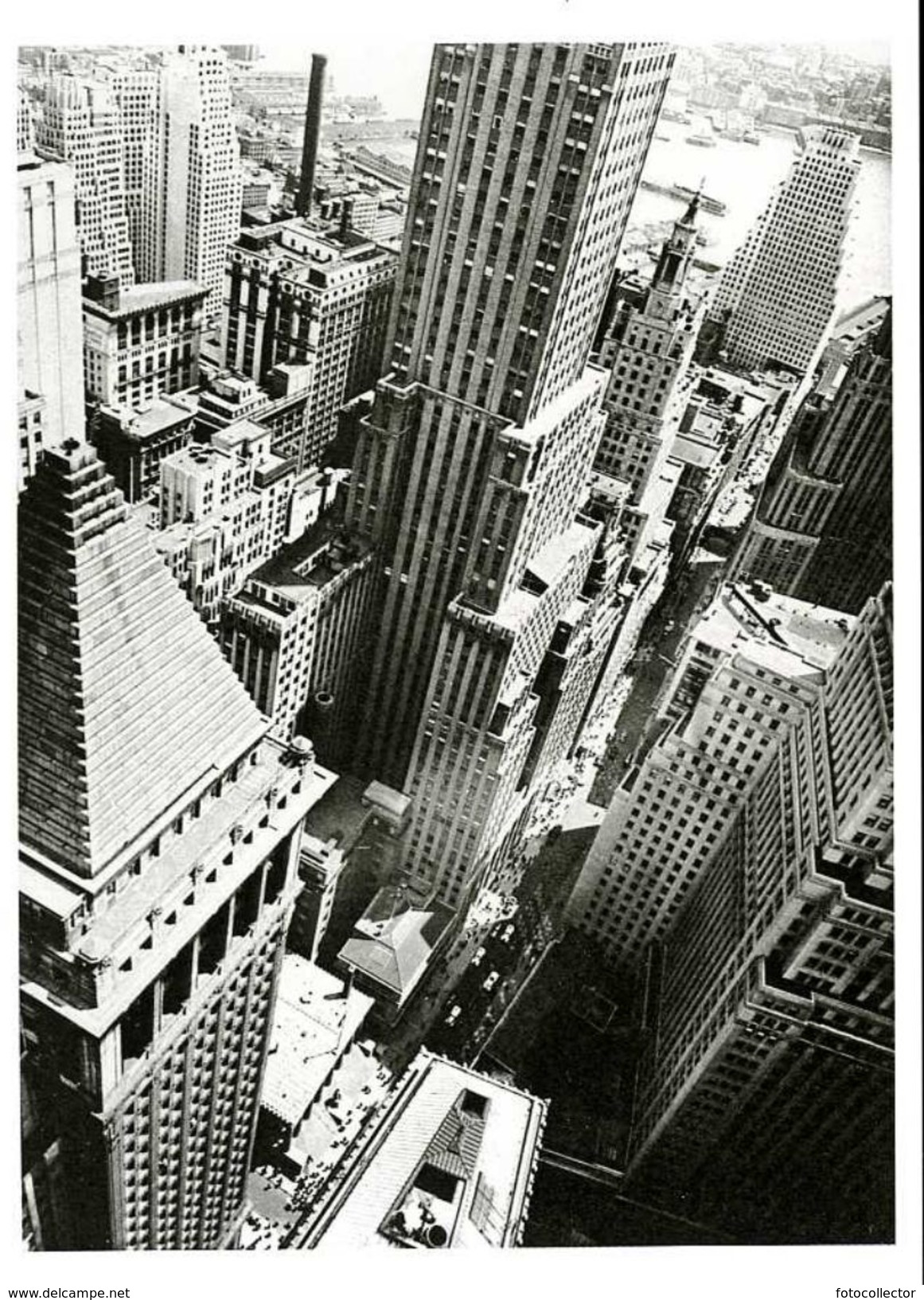 New York 1938 : Wall Street Showing East River, Manhattan Par Berenice Abbott - Wall Street