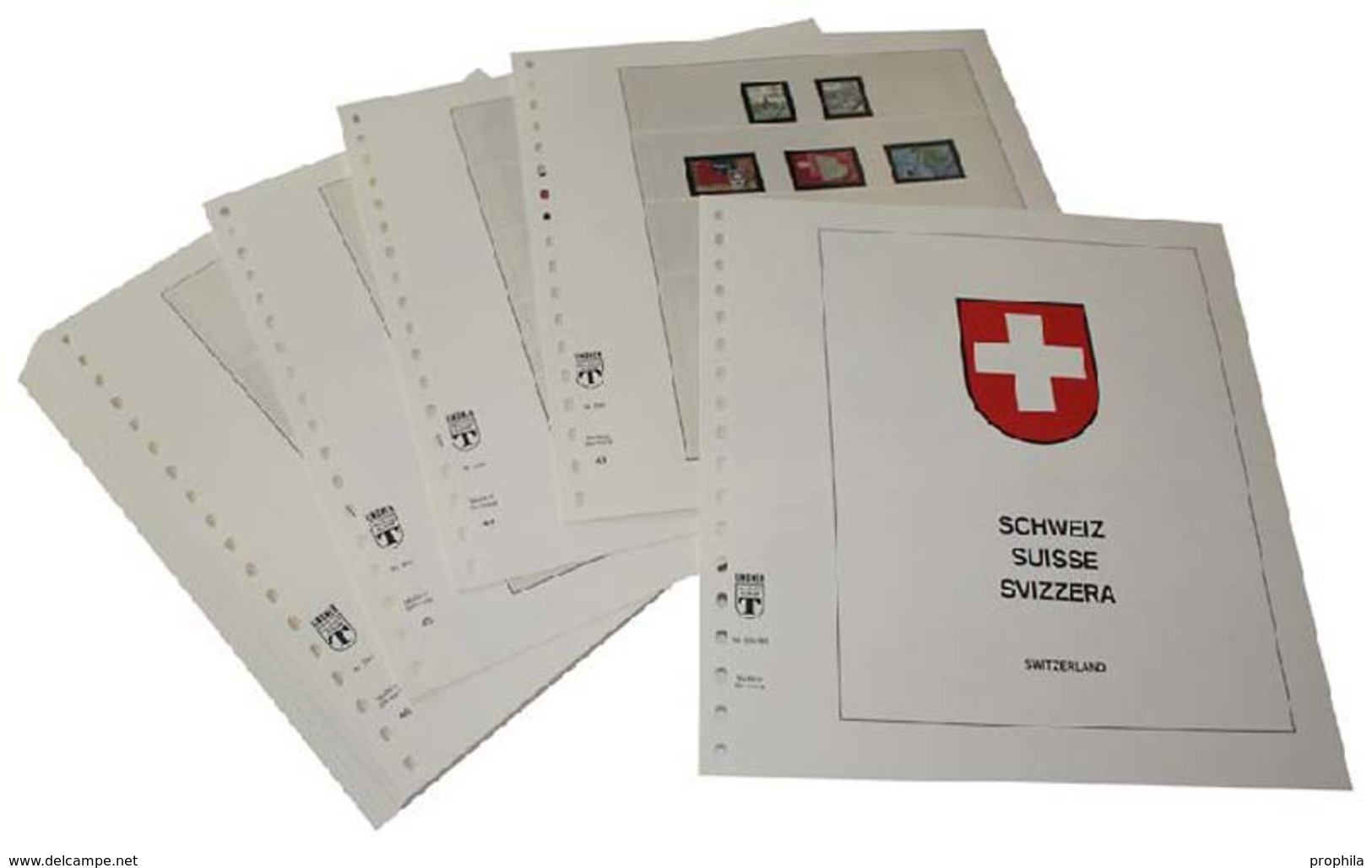 Lindner-T Compléments Timbre Suisse Timbres 2017, Timbres Spéciaux Et Pro Patria - Pre-printed Pages