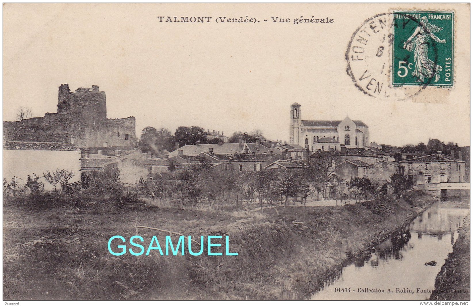 85 - Talmont (Vendée)  Vue Générale. - (voir Scan). - Talmont Saint Hilaire