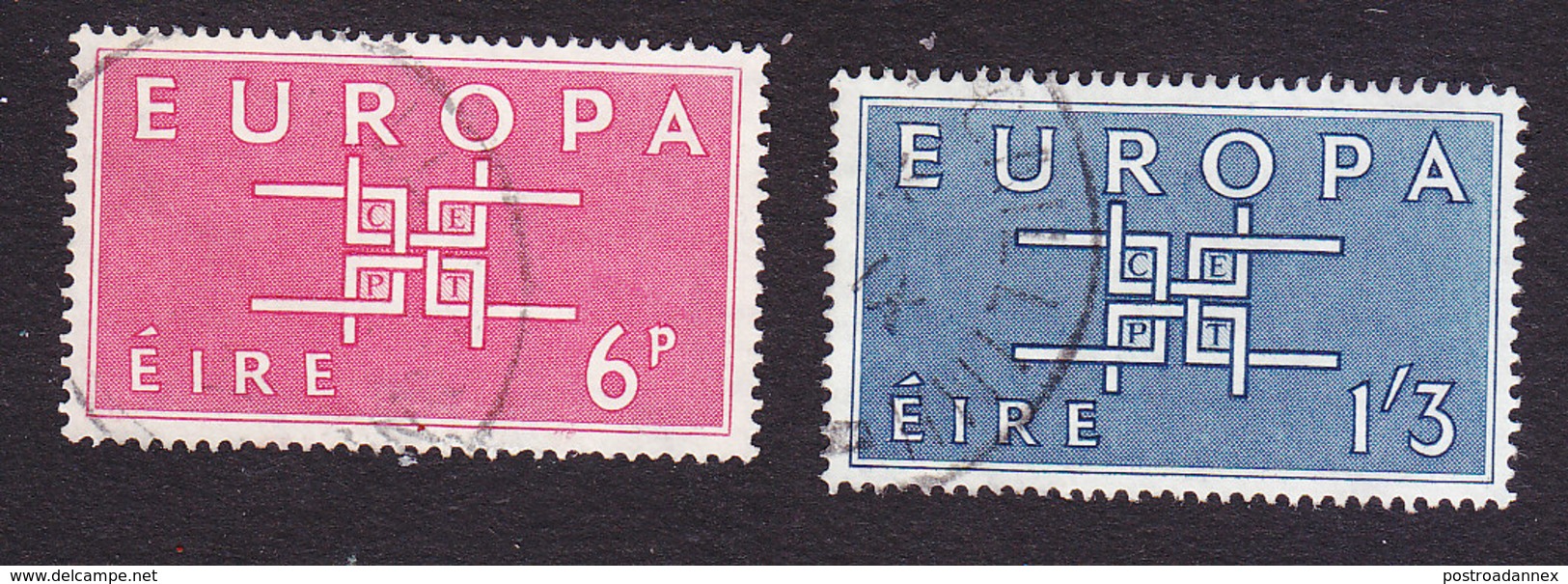 Ireland, Scott #188-189, Used, Europa, Issued 1963 - Gebruikt