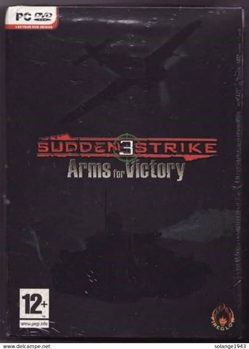 JEU PC Guerre NEUF Sous Blister  Sudden Strike ARMS FOR VICTORY Le Dernier Volet ( (poids Poste 220 Gr) - PC-Games