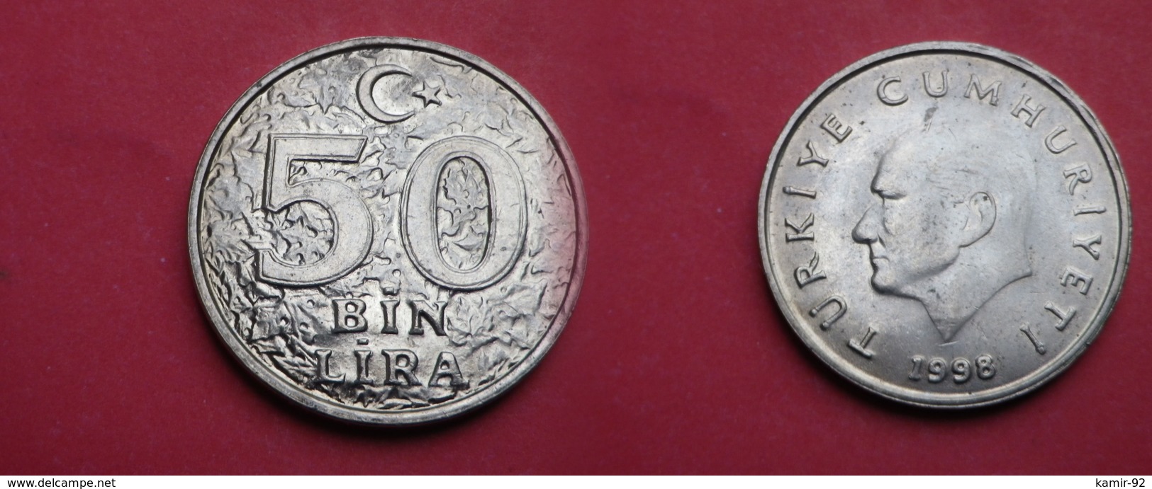 Turquie 50 000 Lira      (50bin Lira ) 1998  Km# 1056   UNC SUP - Turquie