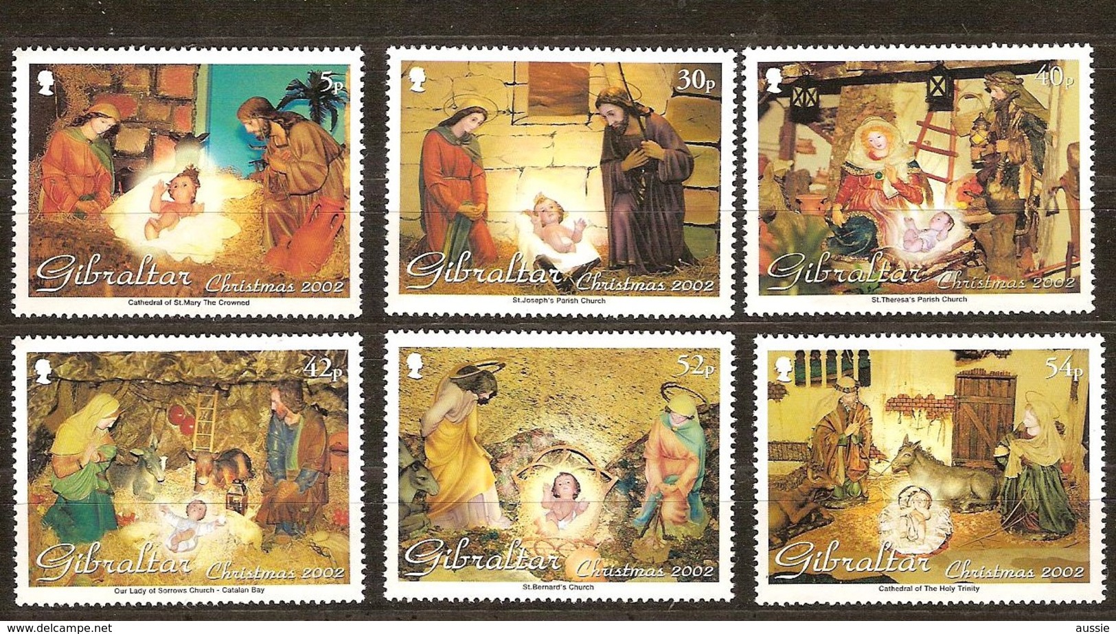 Gibraltar 2002 Yvertnr. 1023-28 *** MNH Noel Kerstmis Christmas Cote 11 Euro - Gibraltar