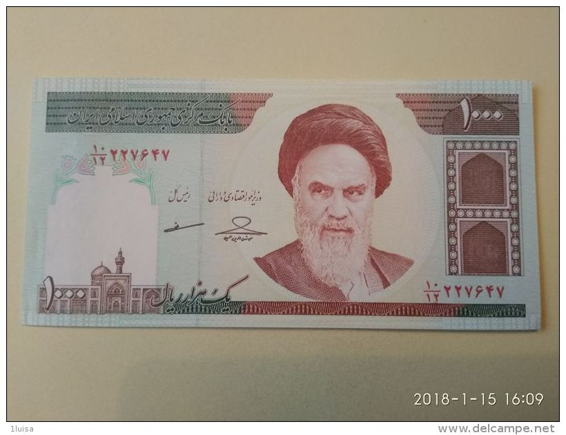 1000 Rial 2012 - Iran
