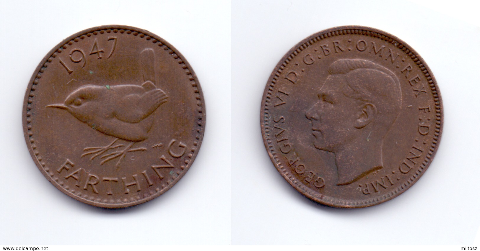 Great Britain 1/4 Penny 1947 - B. 1 Farthing