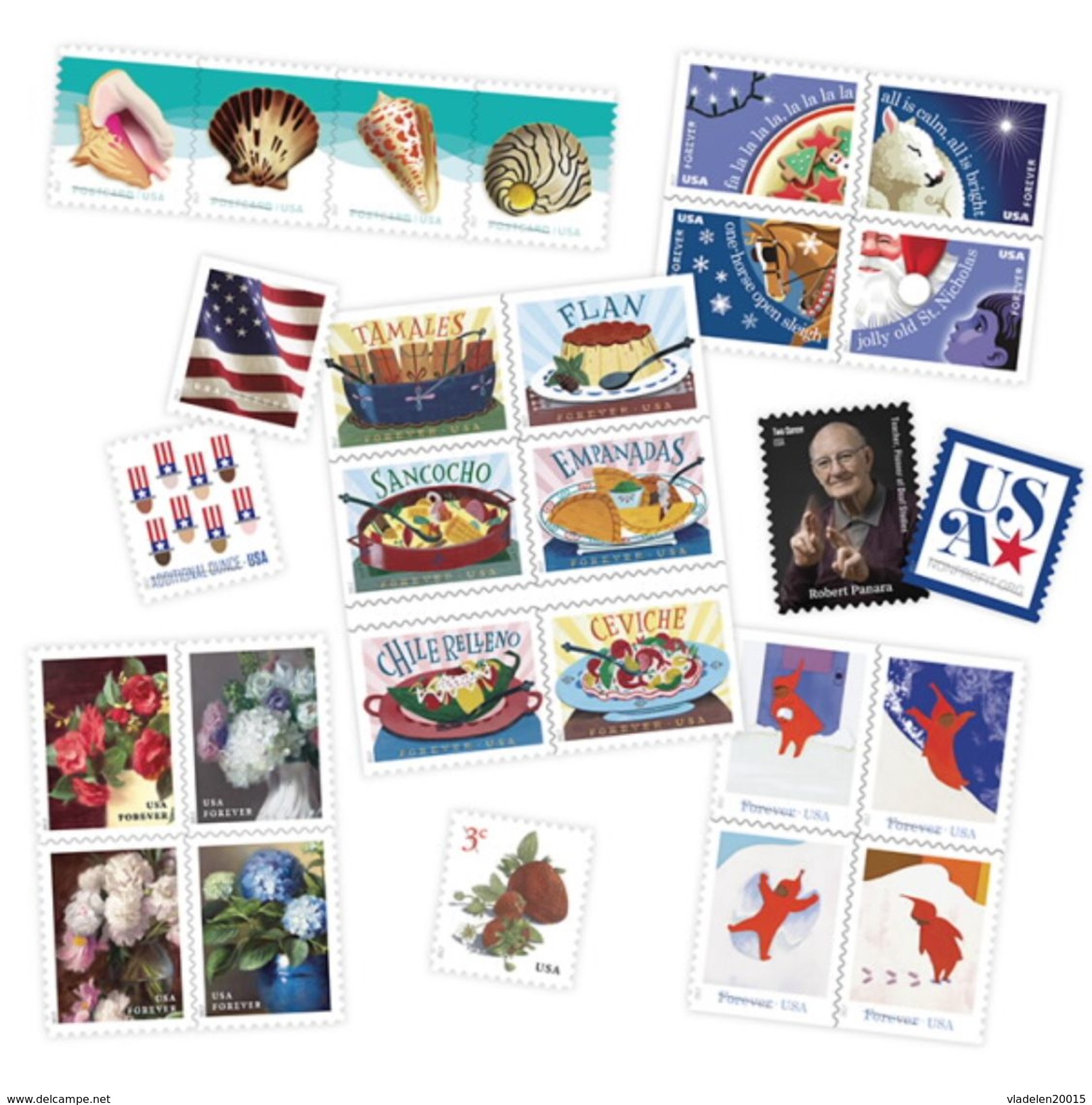 Stamps USA 2017. The Set Of Stamps Of 2017 (67 Stamps) - Unused Stamps