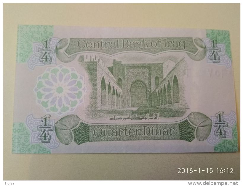 1/4 Dinars 1979 - Iraq