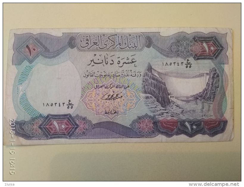 10 Dinars 1973 - Iraq