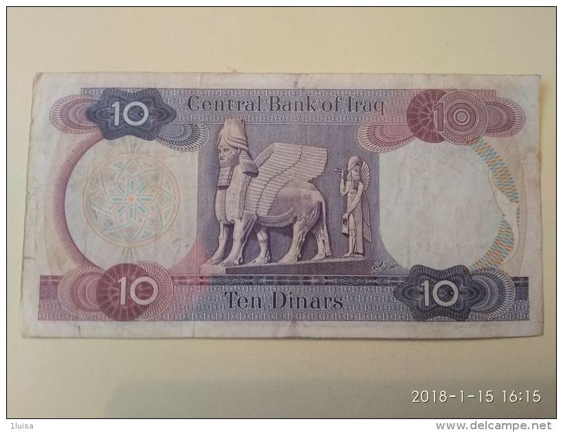 10 Dinars 1973 - Iraq