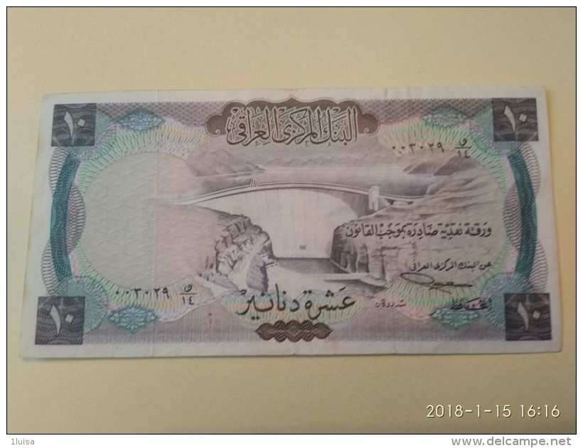 10 Dinars 1971 - Irak