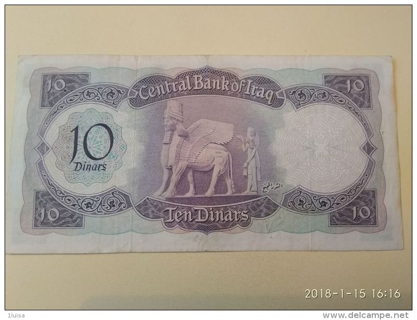 10 Dinars 1971 - Iraq