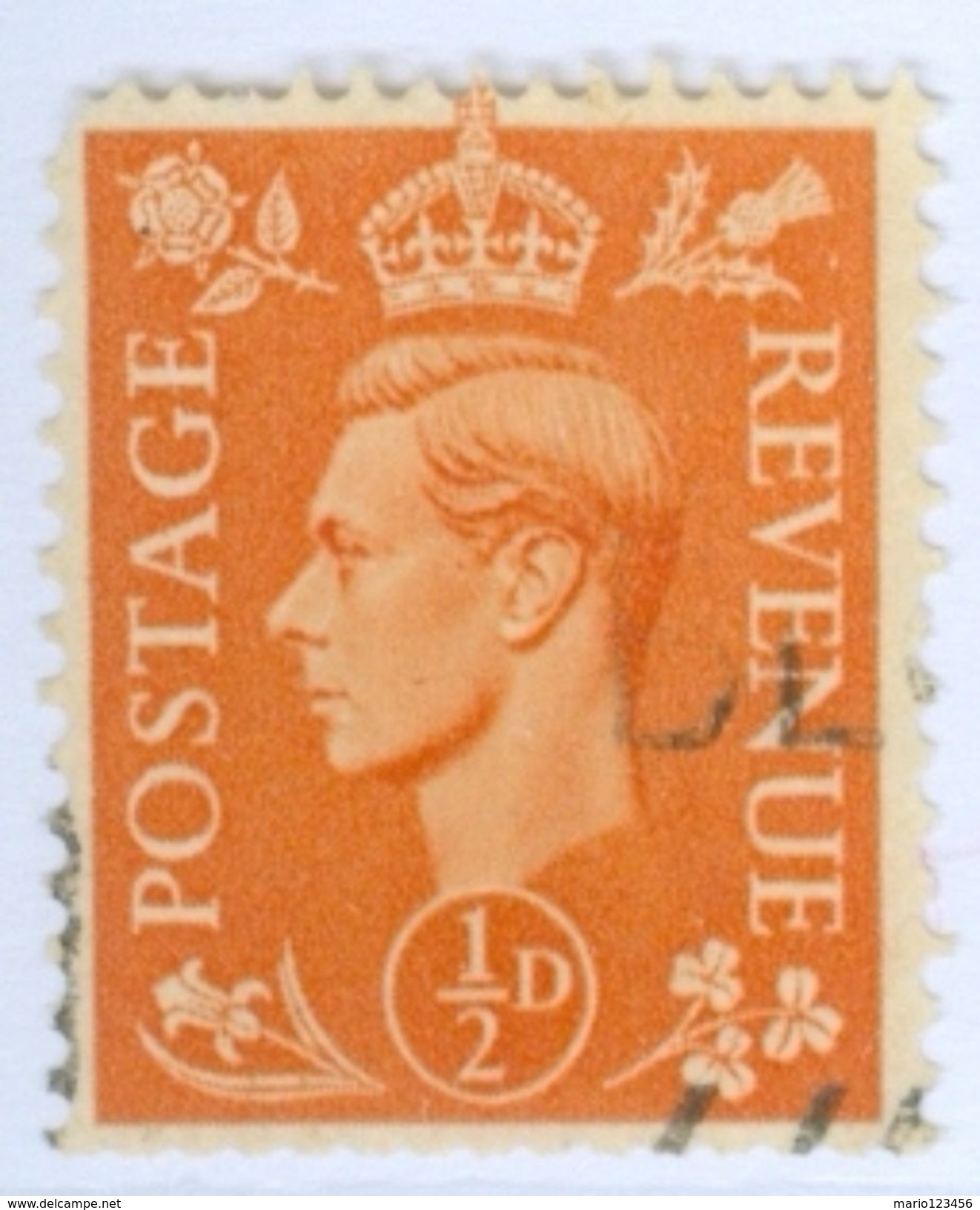 GRAN BRETAGNA, GREAT BRITAIN, COMMEMORATIVO, RE GIORGIO VI, KING GEORGE VI, 1937, USATI, Scott 235 - Usati