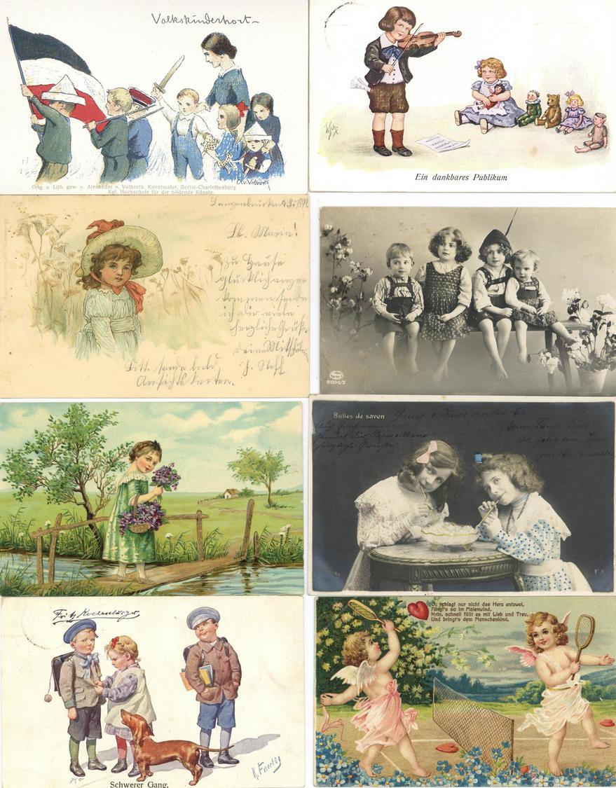 Kinder Album Mit Circa 150 Ansichtskarten Vor 1945 I-II - Zonder Classificatie
