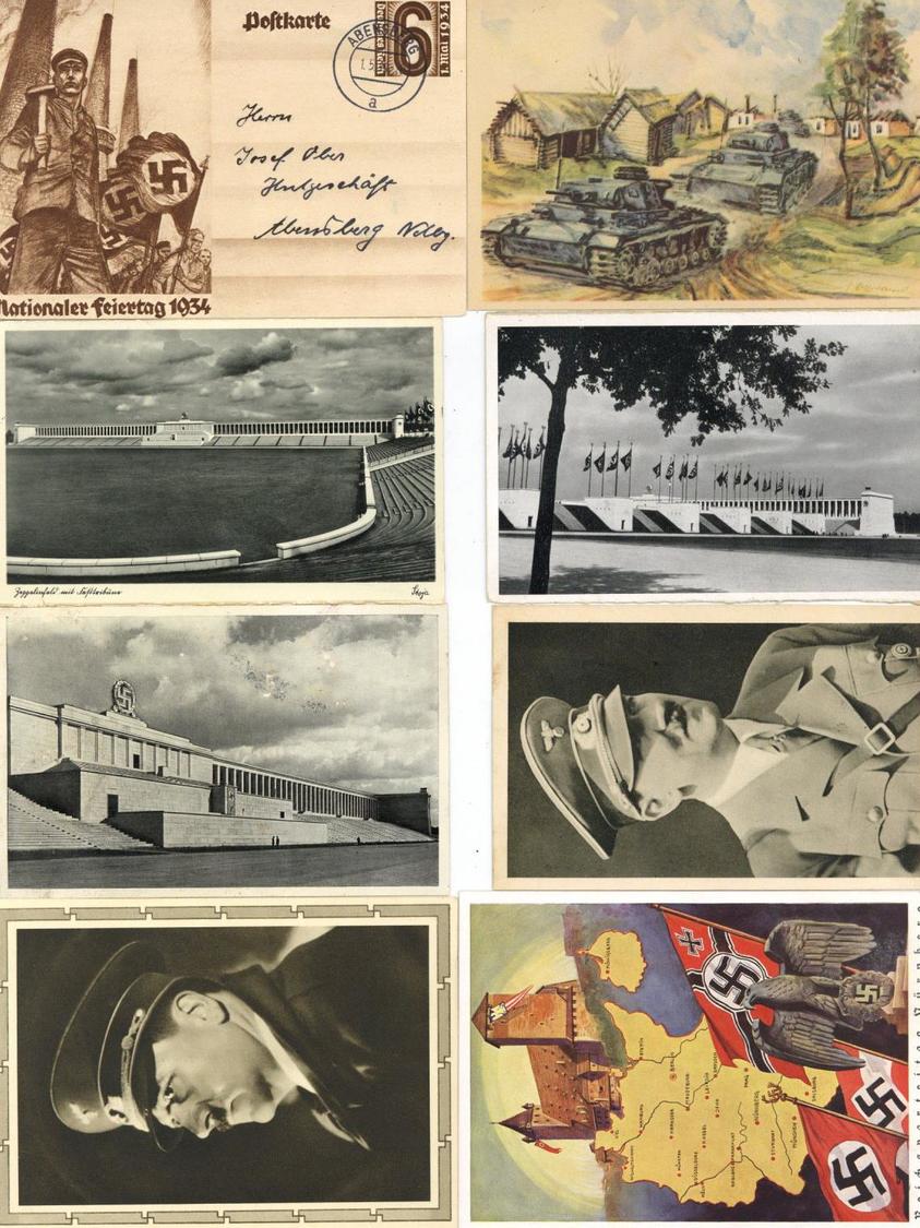 Propaganda WK II Partie Mit über 60 Ansichtskarten I-II - Oorlog 1939-45