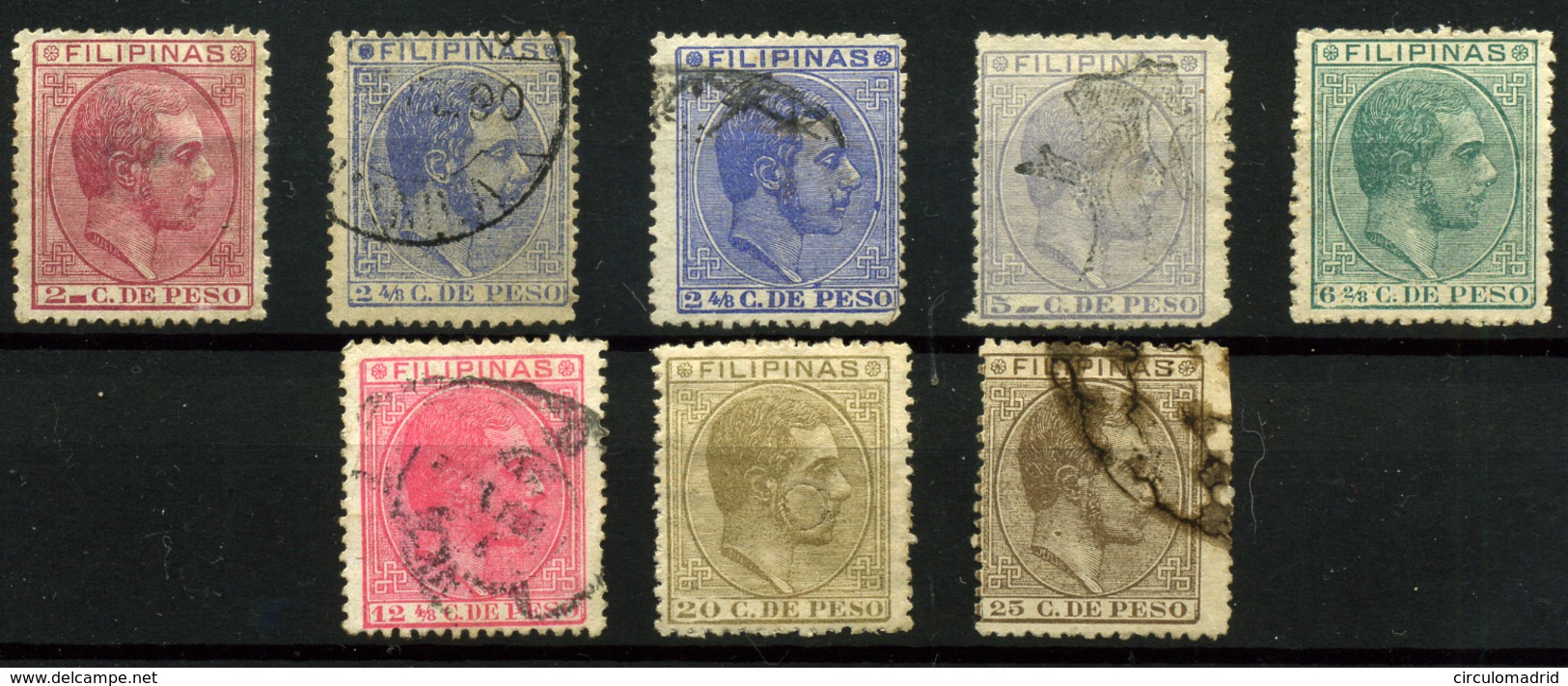 1900- Filipinas Nº 64/6, 57, 59A Y 60/1 - Philipines