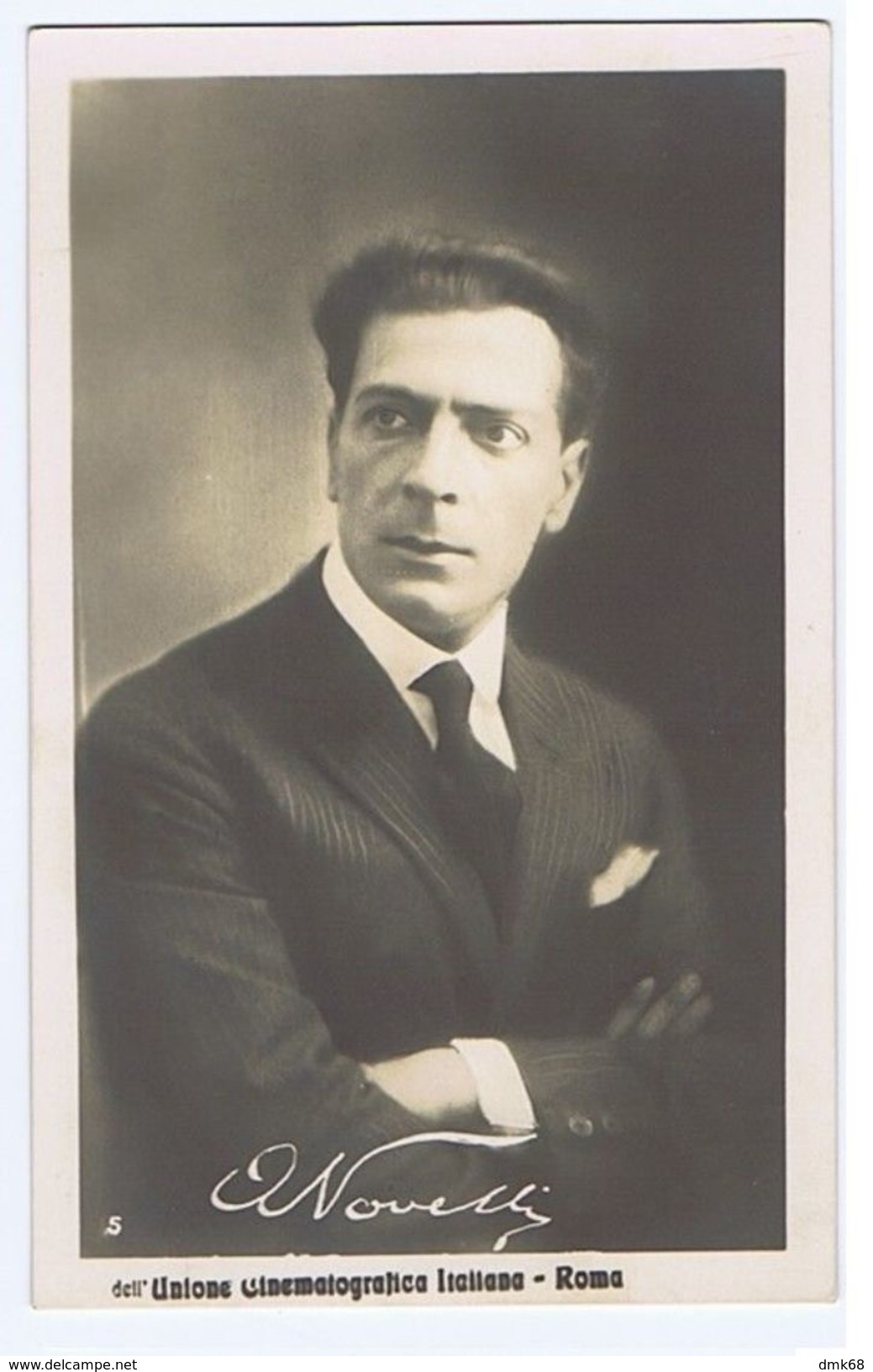 AMLETO NOVELLI ( BOLOGNA ) ACTOR - RPPC POSTCARD 1920s ( 195 ) - Artisti