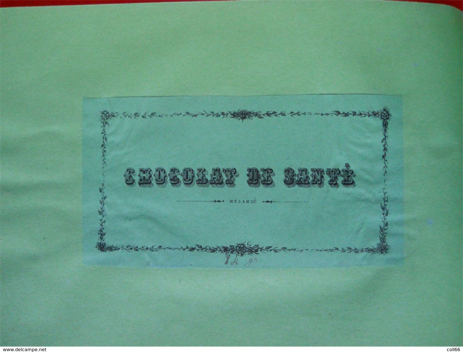 RARE Chocolat des Usines Chollet Catalogue de représentant Napoléon III Chocolate Representative Catalog Schokolade