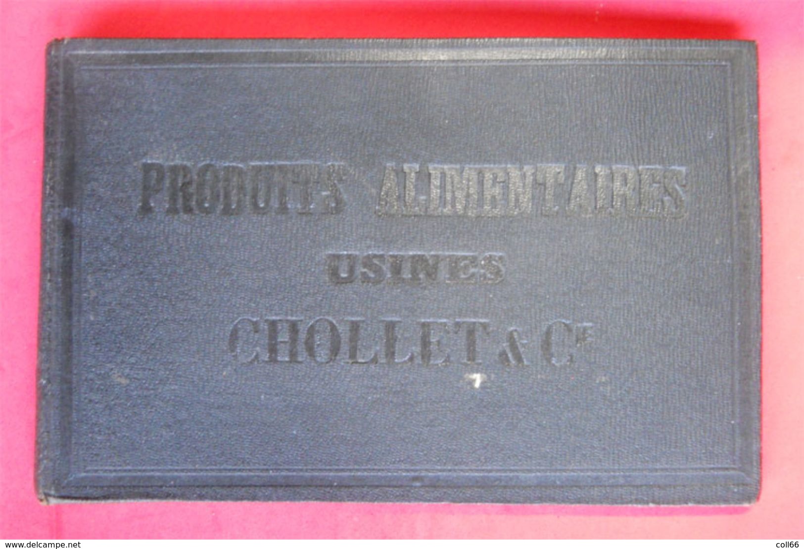 RARE Chocolat des Usines Chollet Catalogue de représentant Napoléon III Chocolate Representative Catalog Schokolade