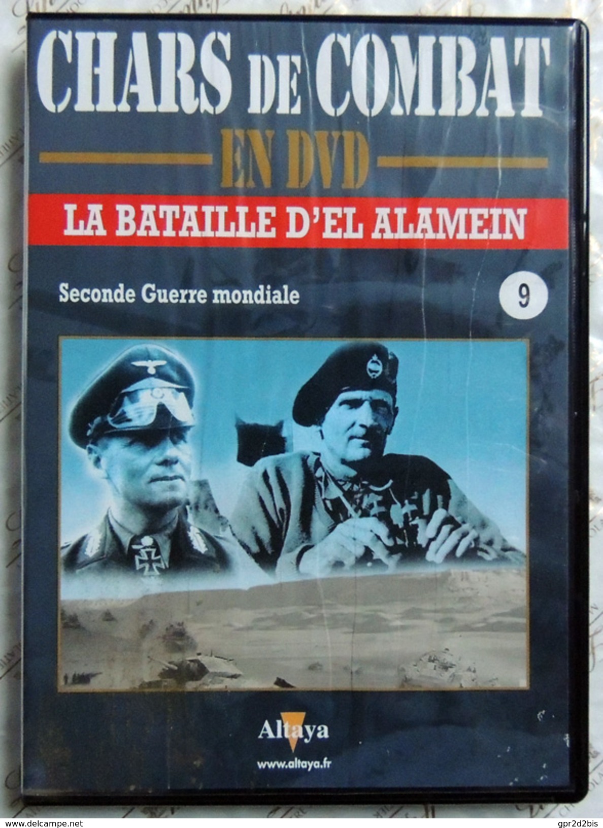 TANK MILITARIA  DVD Collection Chars De Combats  WW2 - #9 Bataille El Alamein - édition Française Altaya - Altri & Non Classificati