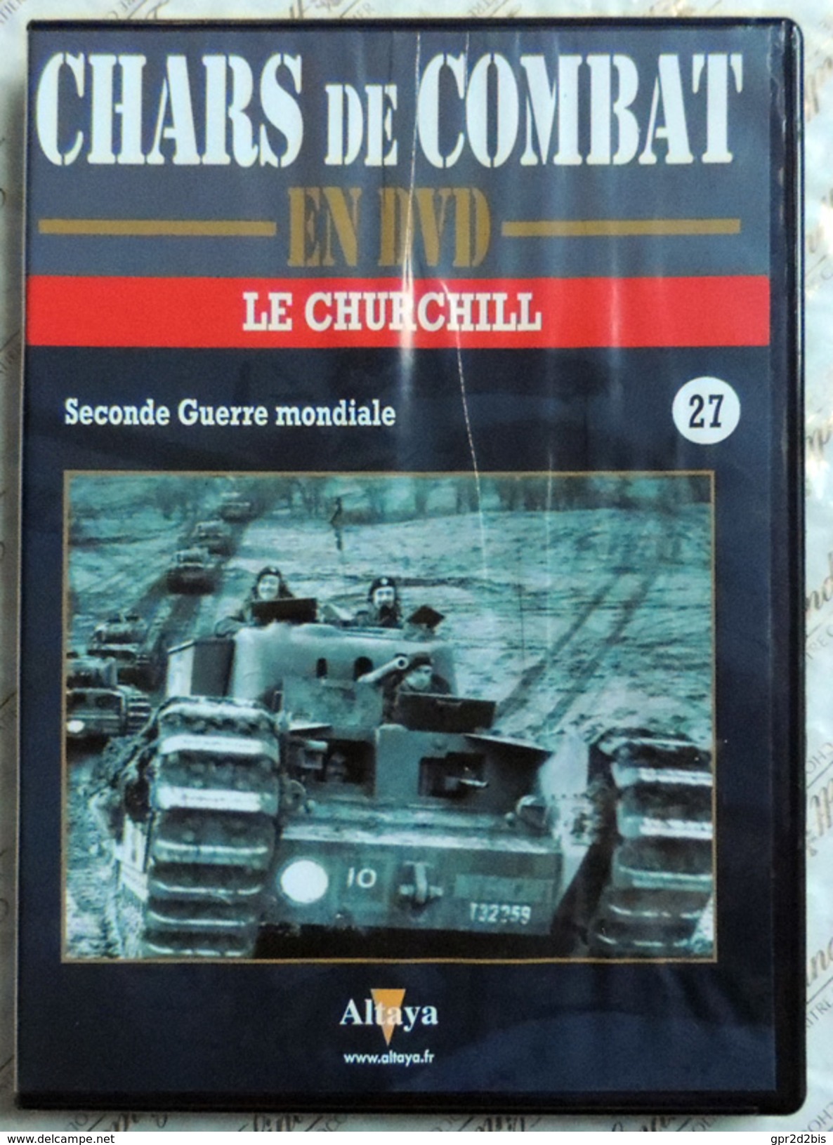 TANK MILITARIA  DVD Collection Chars De Combats  WW2 - #27 Le Churchill - édition Française Altaya - Altri & Non Classificati