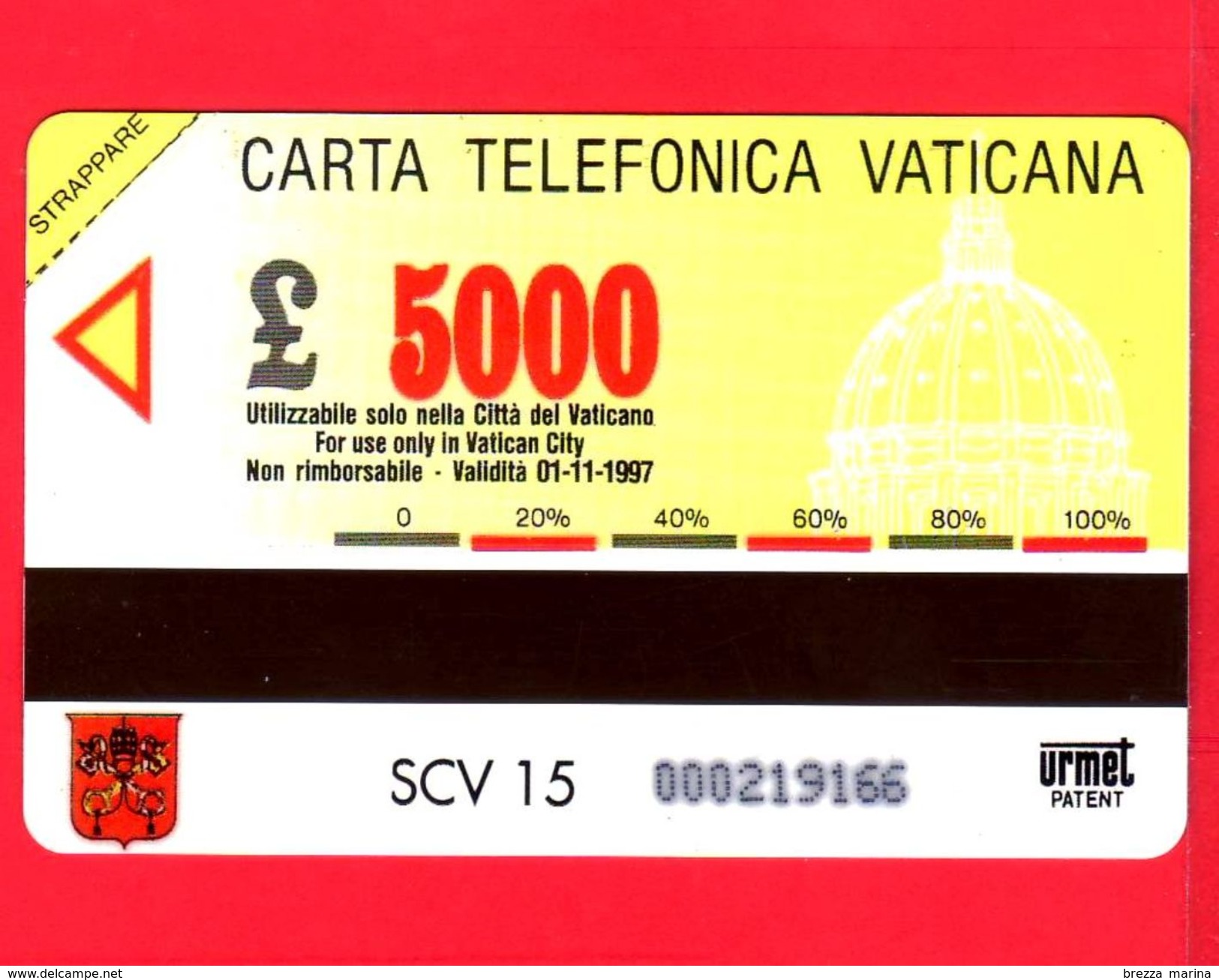 Scheda Telefonica - Nuova- VATICANO N. 15 - Pinacoteca Vaticana - Angelo - Melozzo - Vatican