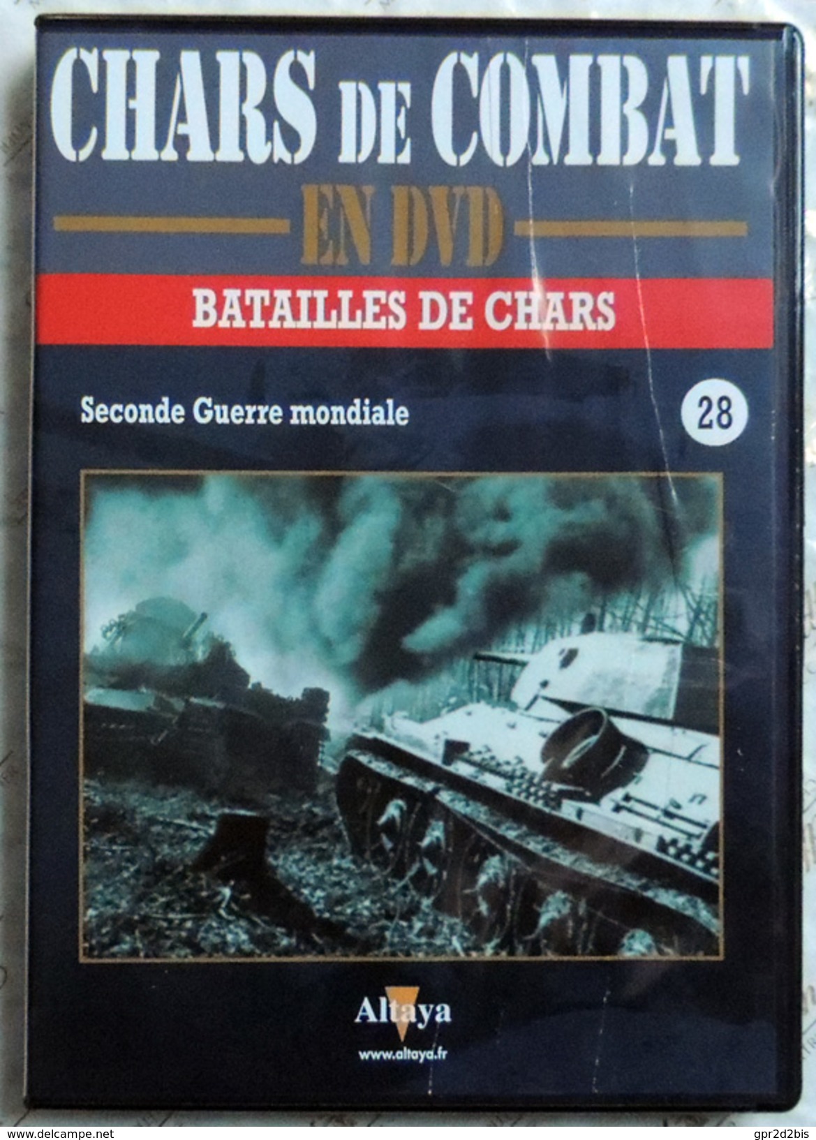 TANK MILITARIA  DVD Collection Chars De Combats  WW2 - #28 Bataille De Chars - édition Française Altaya - Altri & Non Classificati