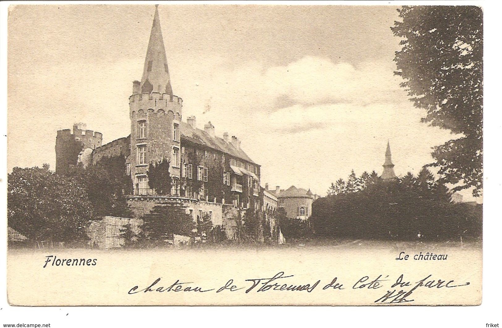 - 1849 -     FLORENNES   Le  Chateau - Florennes