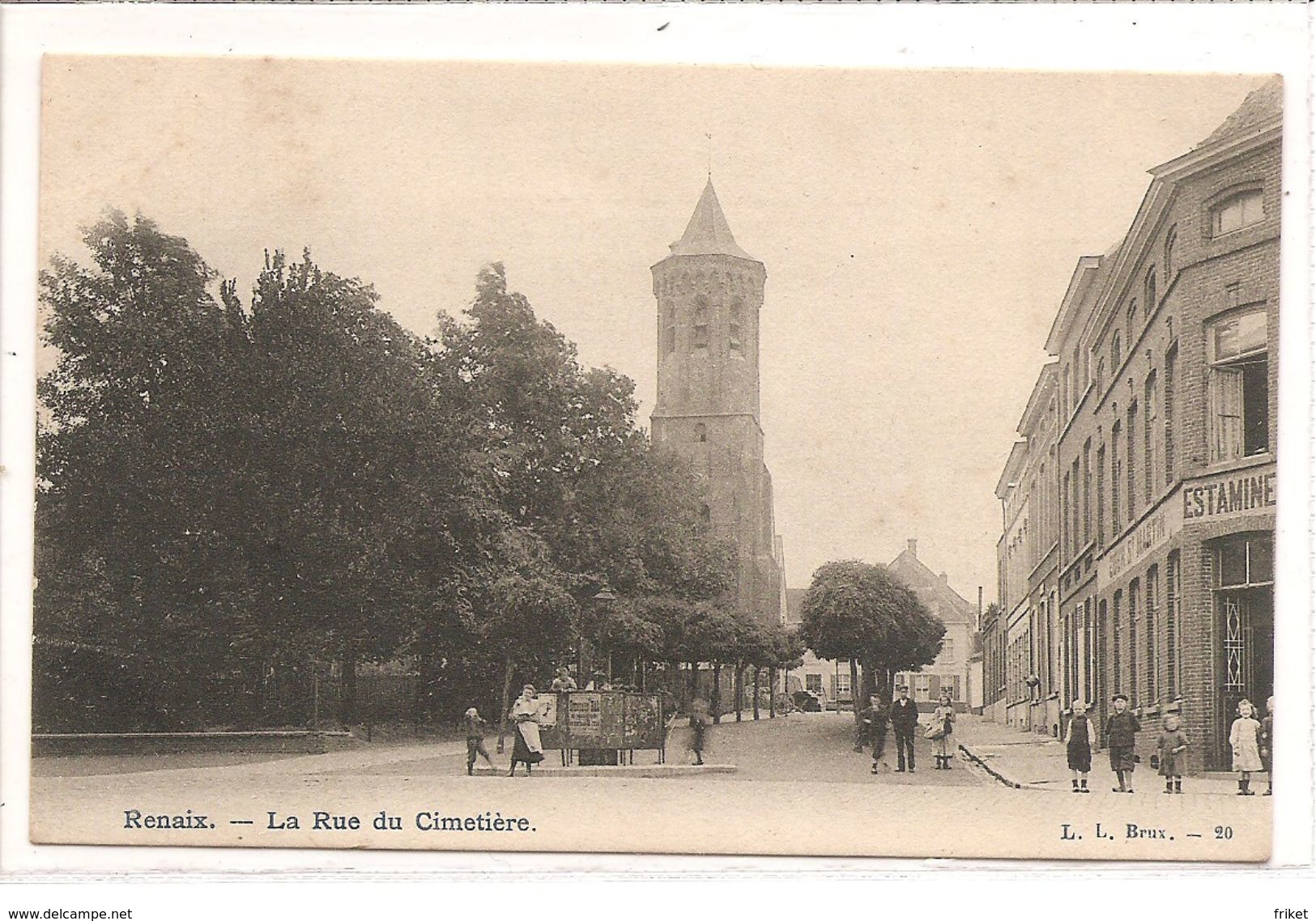 - 1489 -        RENAIX         La  Rue  Du  Cimetiere - Ronse