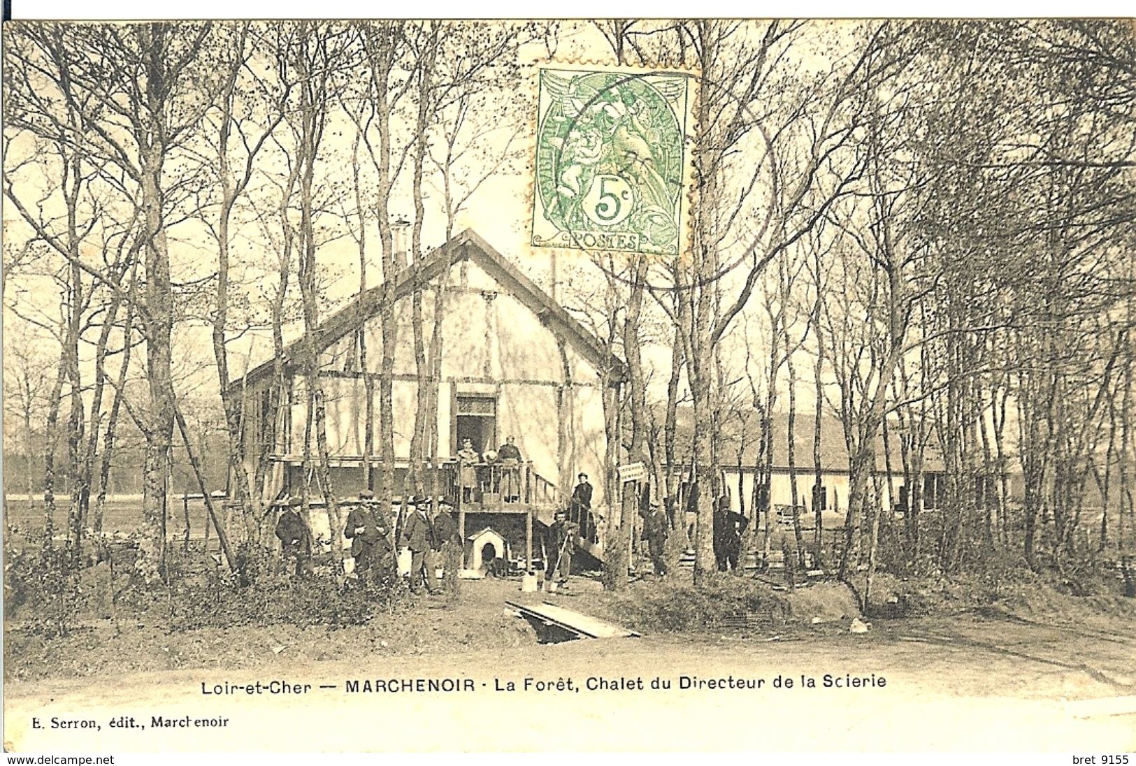 41 MARCHENOIR LE CHALET DU DIRECTEUR DE LA SCIERIE DANS LA FORET - Marchenoir