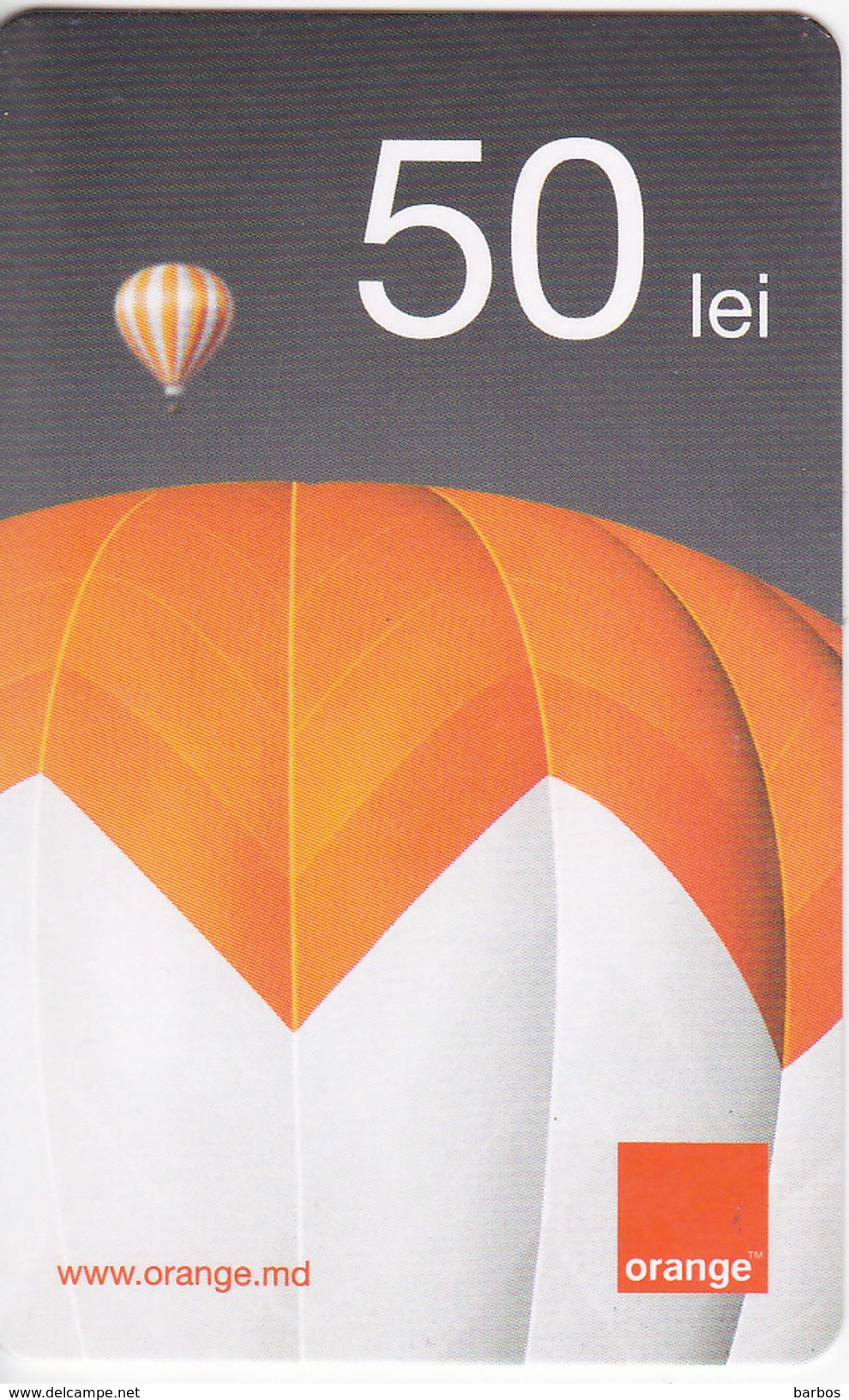 Moldova ,  Moldavie  Moldau ,  Prepaid Phonecard - Orange , 2013 ;  50 Lei , Paper , Used - Moldova