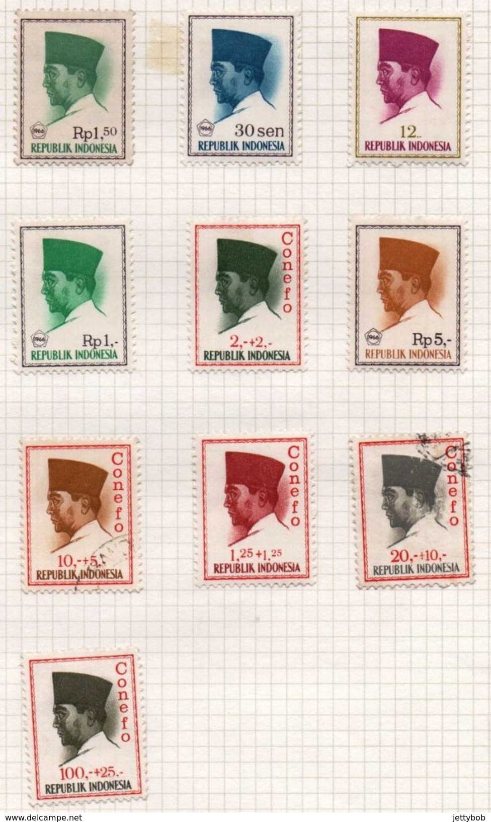 INDONESIA Small collection of 100+ stamps mint and used (minimal duplication)