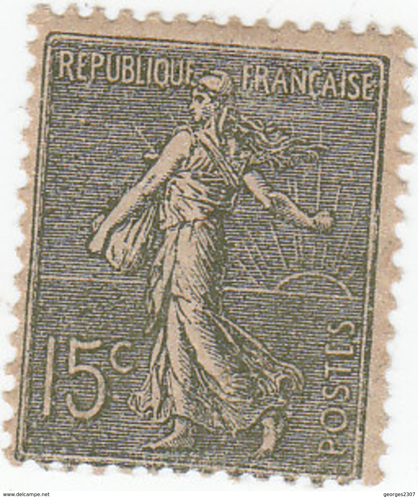 .semeuse Lignée N°130  Neuve  Variété Recto/verso - Cote 60e - 1903-60 Sower - Ligned