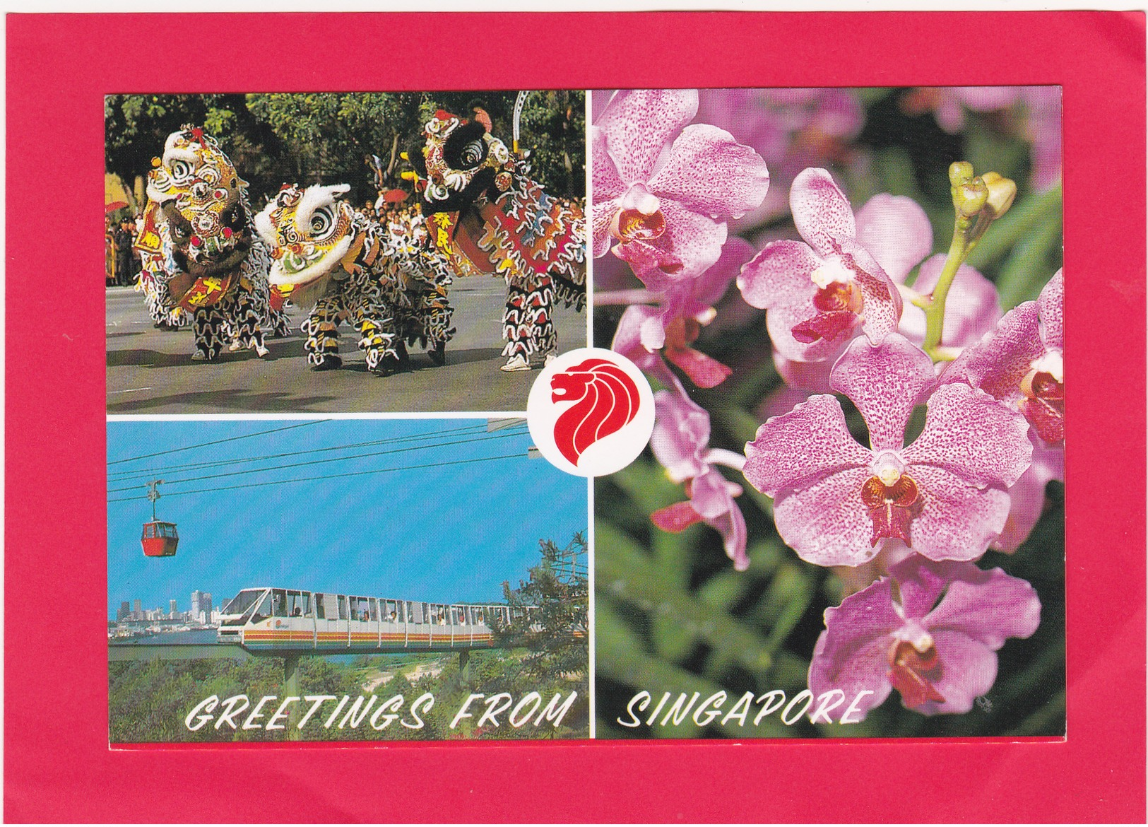 Modern Multi View Post Card Of Greetings From Singapore,B34. - Singapore