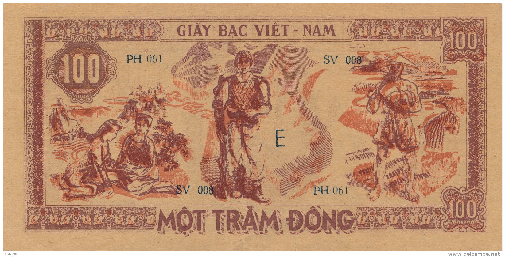 H16 - Billet &middot; VIETNAM - GIAY BAC VIÊT-NAM - 100 DONG - 1948 - Viêt-Nam