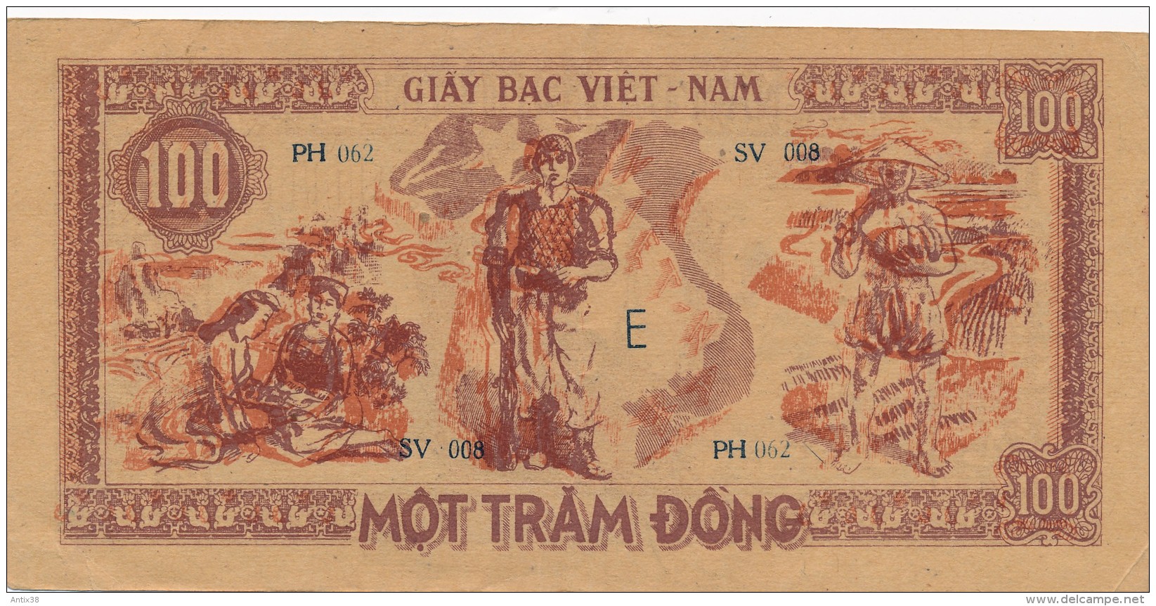 H16 - Billet &middot; VIETNAM - GIAY BAC VIÊT-NAM - 100 DONG - 1948 - Viêt-Nam