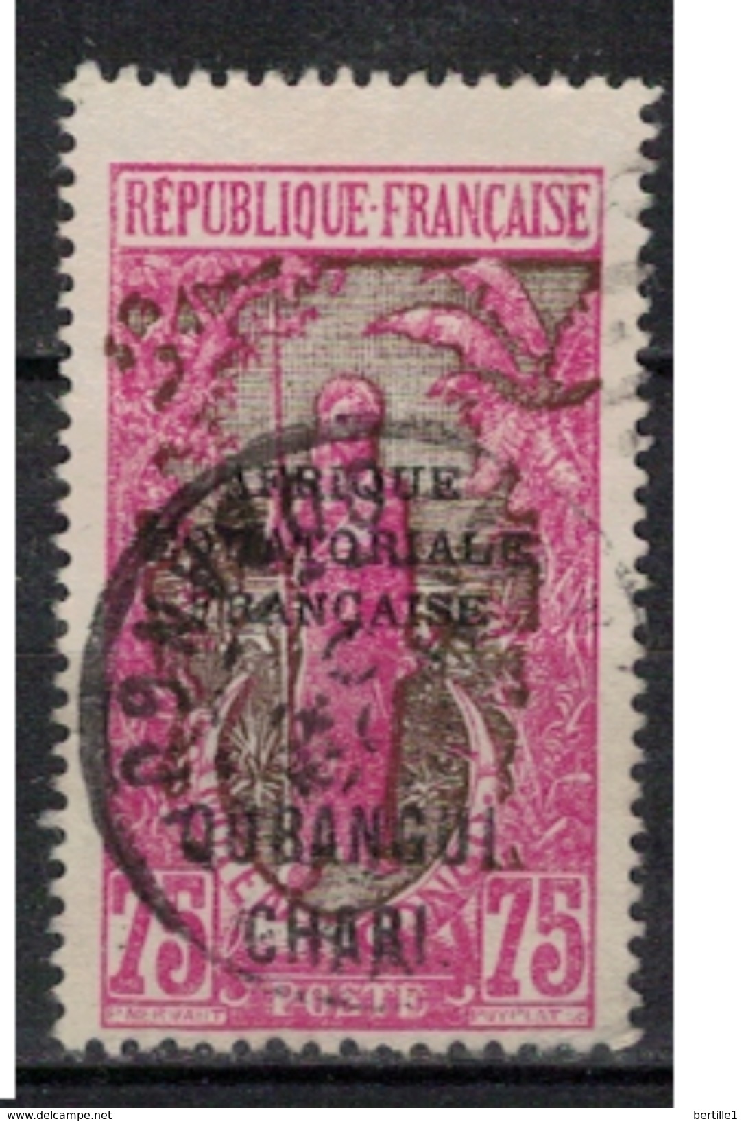 OUBANGUI          N°  YVERT     58     ( 9 )            OBLITERE       ( SD ) - Used Stamps