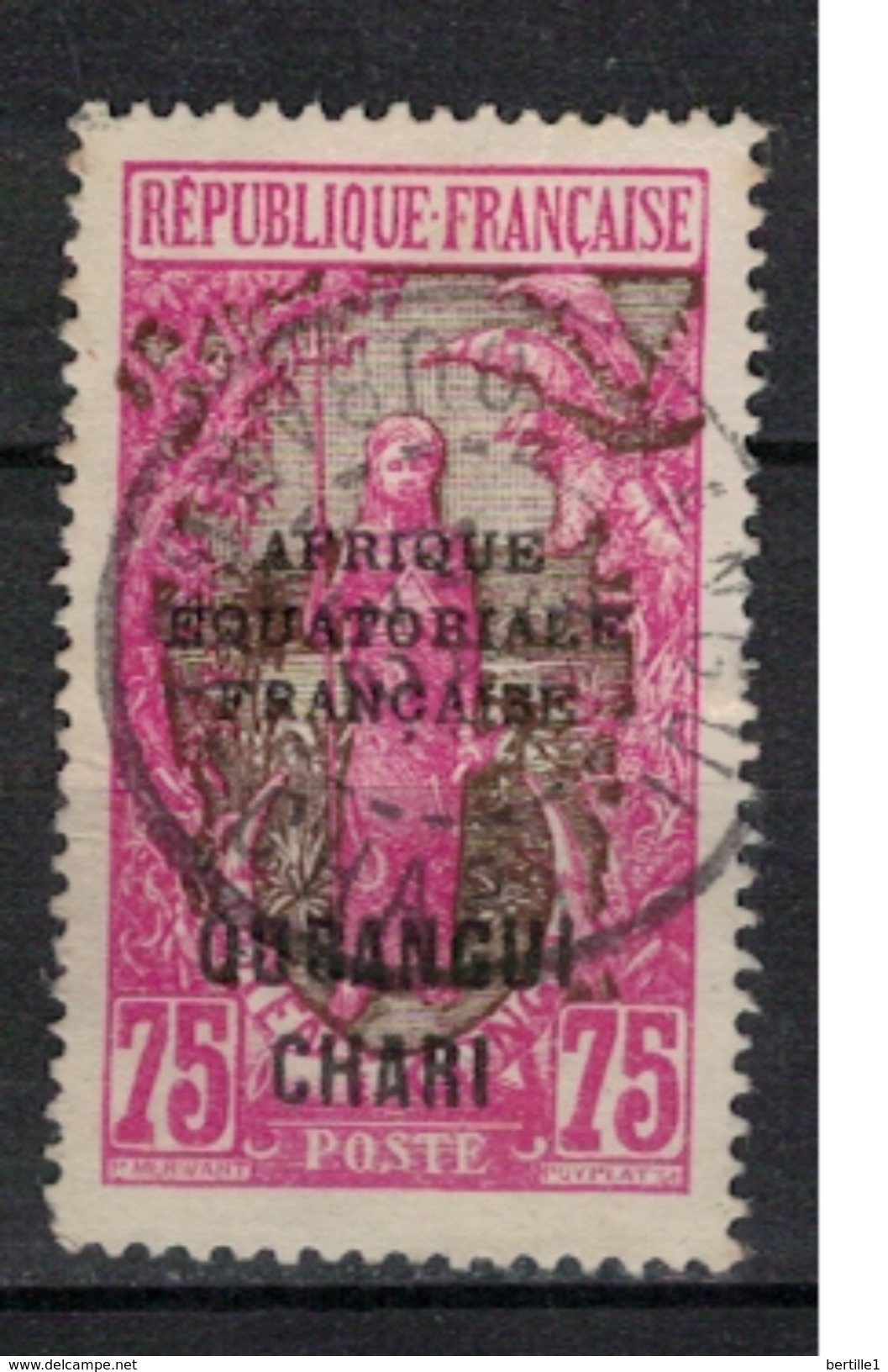 OUBANGUI          N°  YVERT     58     ( 13 )            OBLITERE       ( SD ) - Used Stamps