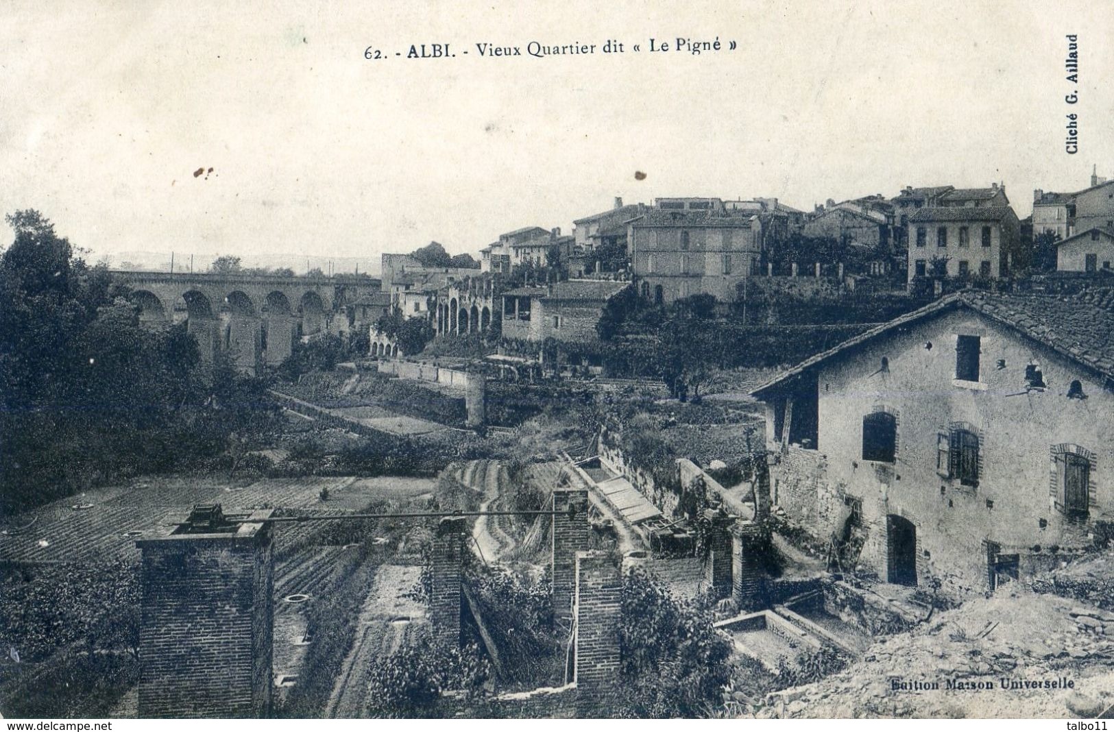 81 - Albi -Vieux Quartier Dit Le Pigné - Maraichage En Terrasse - Systheme De Puisage Et Irrigation - Albi