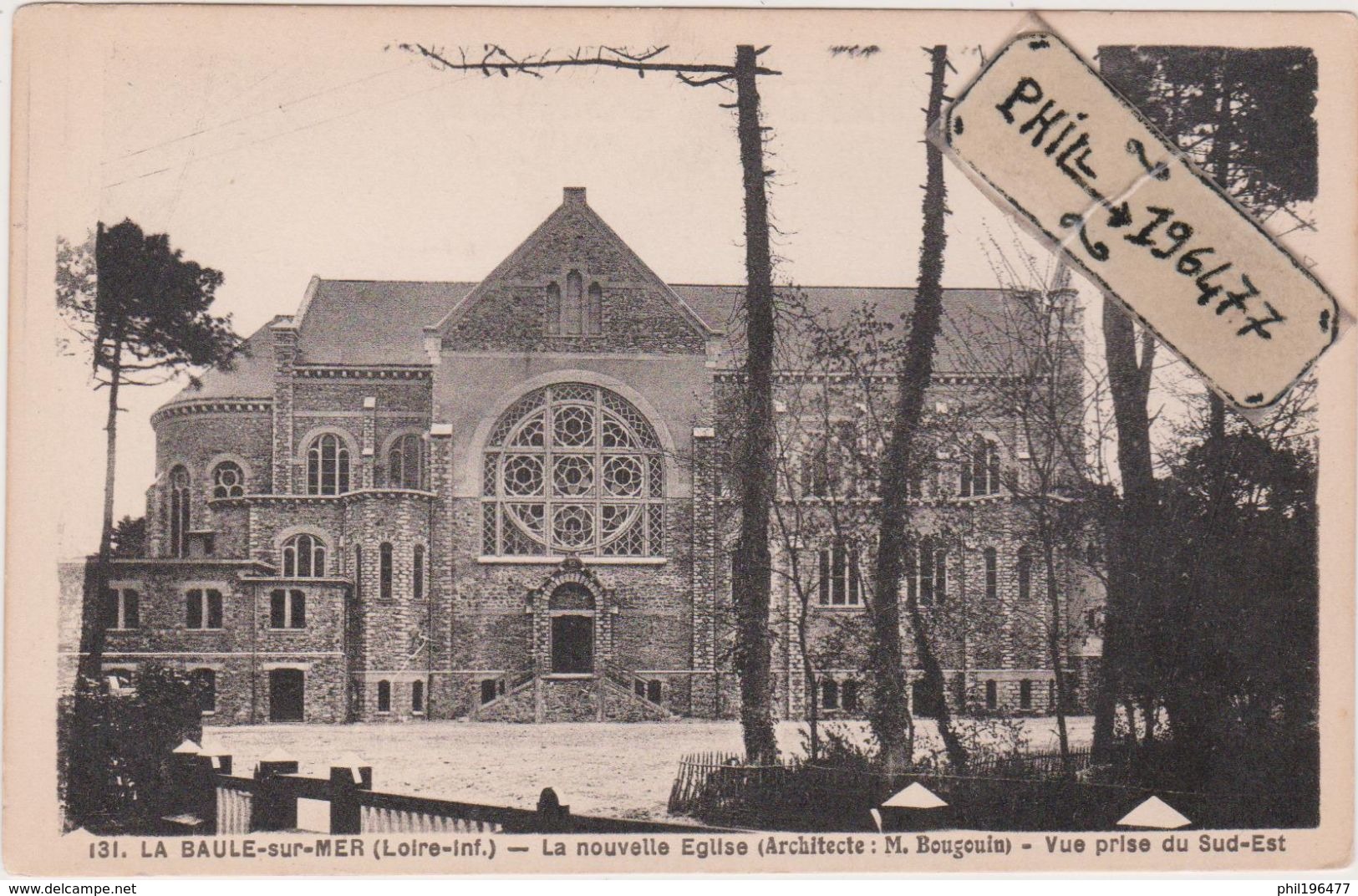 44 La Baule-sur-Mer  - Cpa / La Nouvelle Eglise. - La Baule-Escoublac