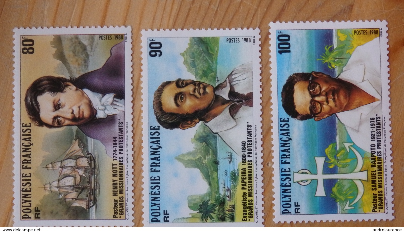 Grands Missionnaires Protestants - Unused Stamps