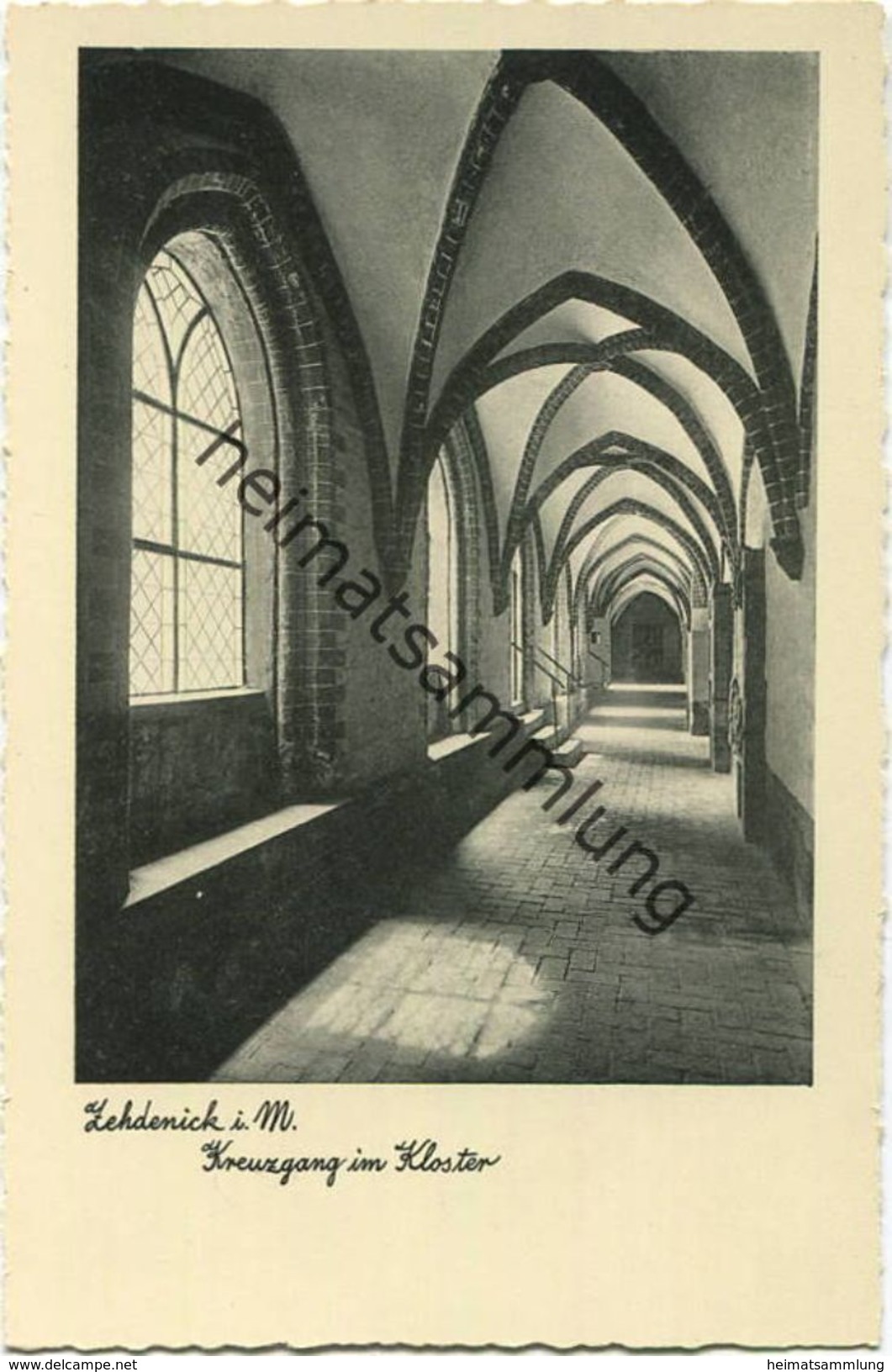 Zehdenick - Kreuzgang Im Kloster - Verlag Carl Brinkmann Breslau - Zehdenick