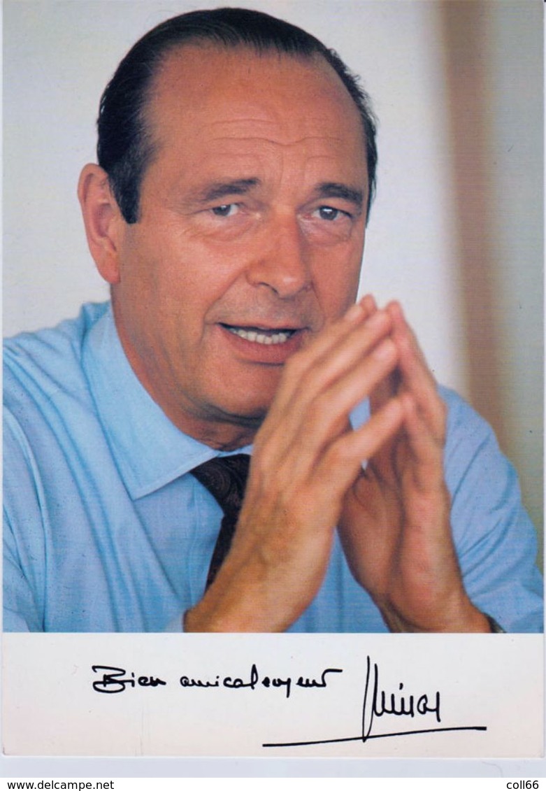 Publicité Propagande De L'ancien Président Jacques Chirac "Chichi" Signature Imprimée Ou Non ? Sans éditeur - Publicités