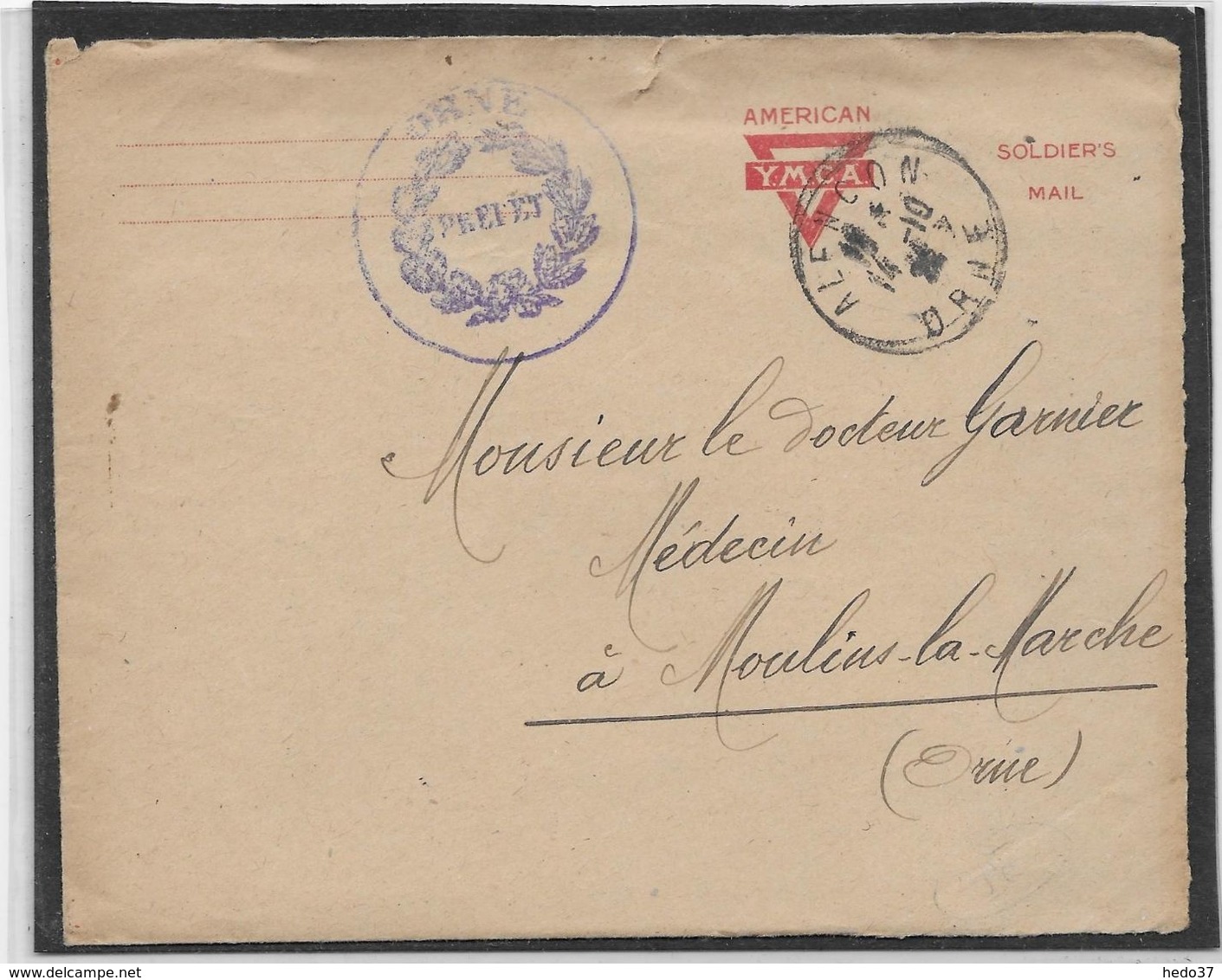 Etats Unis - Entier American YMCA - Soldier's Mail - Marcophilie